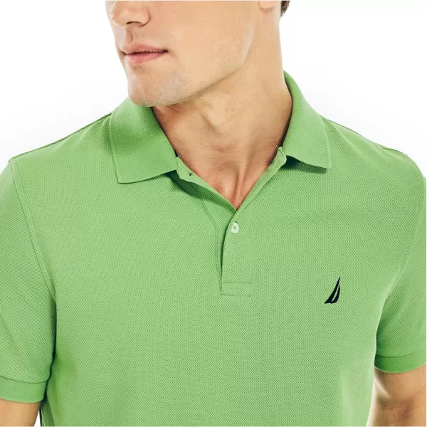 Nautica Mens Sustainably Crafted Classic Fit Performance Deck PoloTropic Foliage
