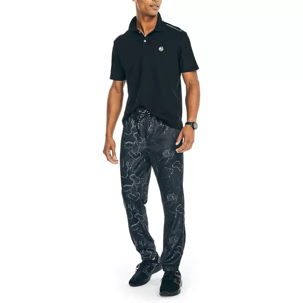 Nautica Mens Sustainably Crafted Classic Fit PoloBlack