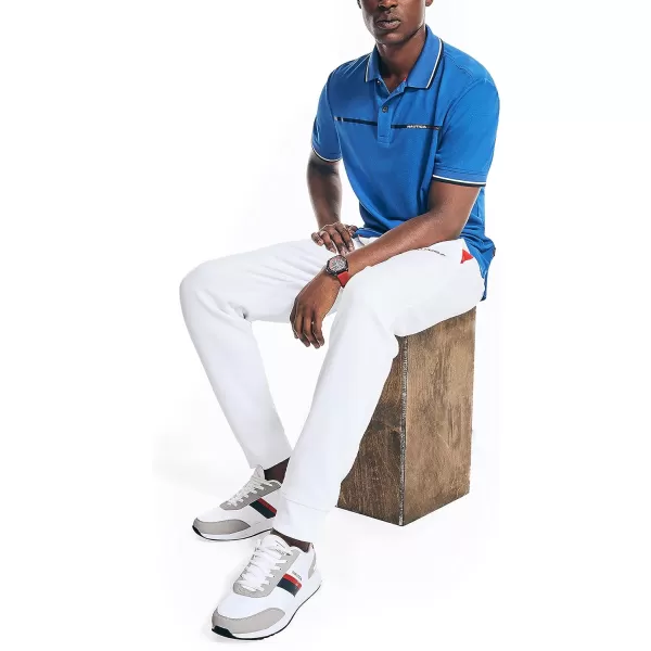 Nautica Mens Sustainably Crafted Classic Fit PoloBright Cobalt