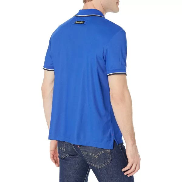 Nautica Mens Sustainably Crafted Classic Fit PoloBright Cobalt