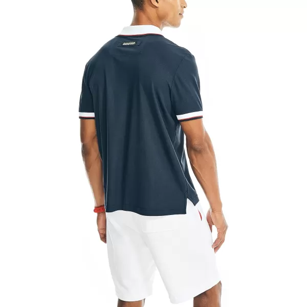 Nautica Mens Sustainably Crafted Classic Fit PoloNavy