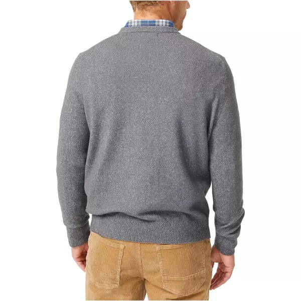 Nautica Mens Sustainably Crafted Crewneck SweaterCliff Grey