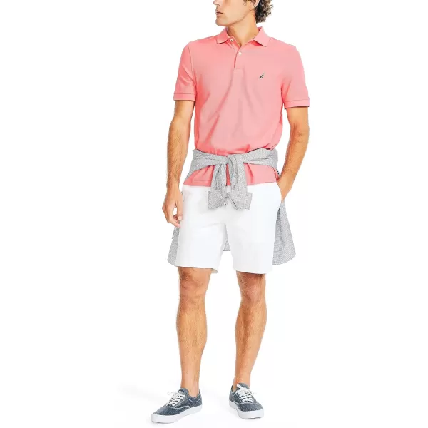 Nautica Mens Sustainably Crafted Deck PoloTeaberry