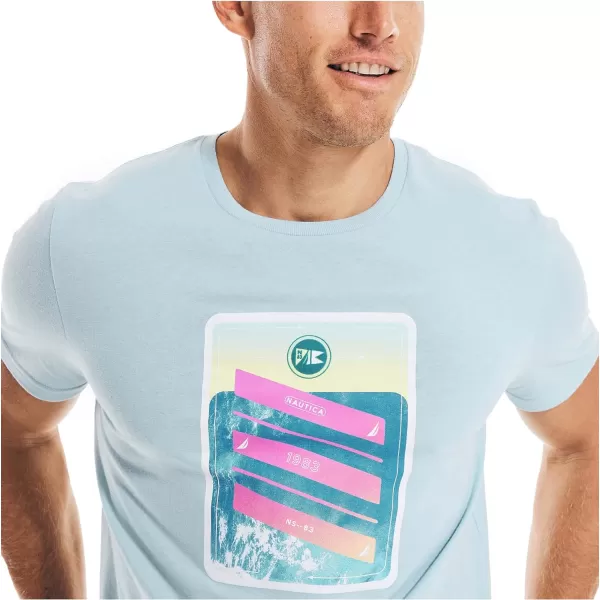 Nautica Mens Sustainably Crafted Graphic TShirtCool Breeze