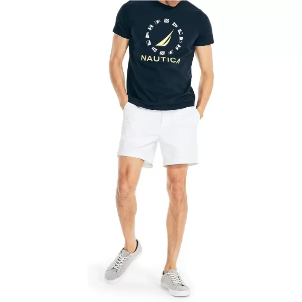 Nautica Mens Sustainably Crafted Graphic TShirtNavy