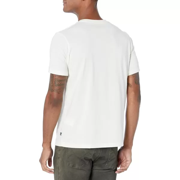 Nautica Mens Sustainably Crafted Logo Graphic TShirtSail Cream