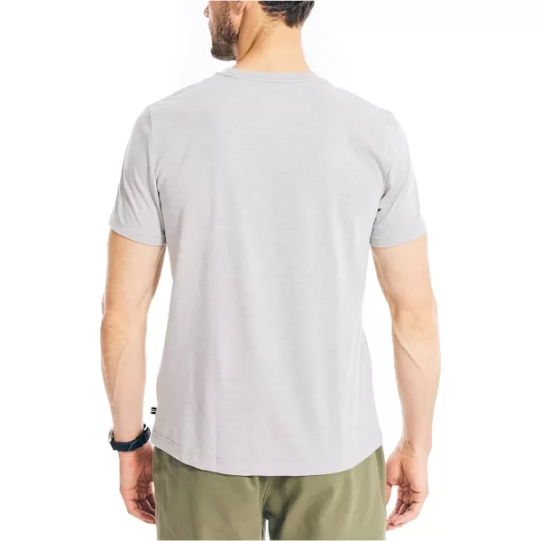 Nautica Mens Sustainably Crafted Ocean Challenge Graphic TShirtGrey Heather