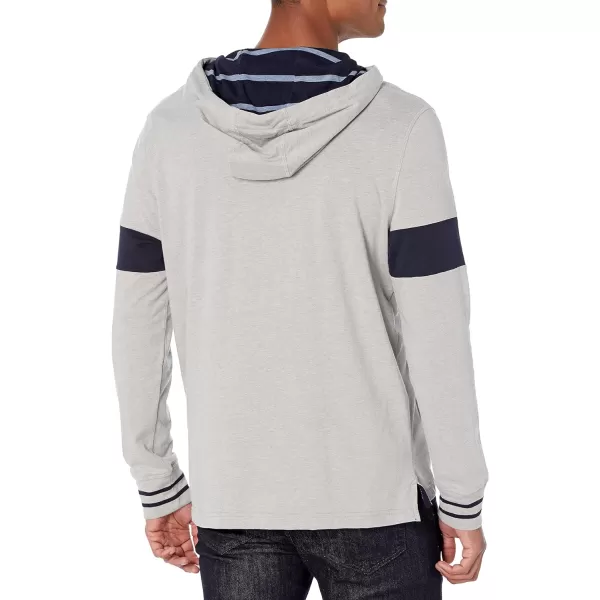 Nautica Mens Sustainably Crafted Rugby HoodieGrey Heather