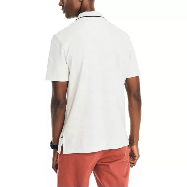 Nautica Mens Sustainably Crafted ShortSleeve ShirtOatmeal HeatherSNautica Mens Sustainably Crafted ShortSleeve ShirtOatmeal HeatherS