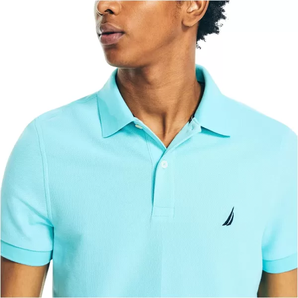 Nautica Mens Sustainably Crafted Slim Fit PerformanceAngel Blue