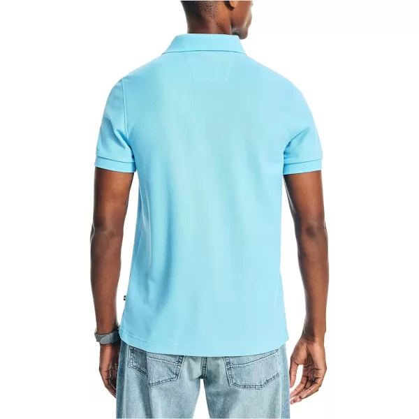 Nautica Mens Sustainably Crafted Slim Fit PerformanceAzure Blue