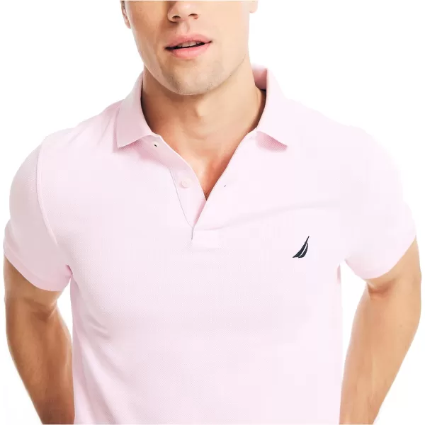 Nautica Mens Sustainably Crafted Slim Fit PerformanceCradle Pink