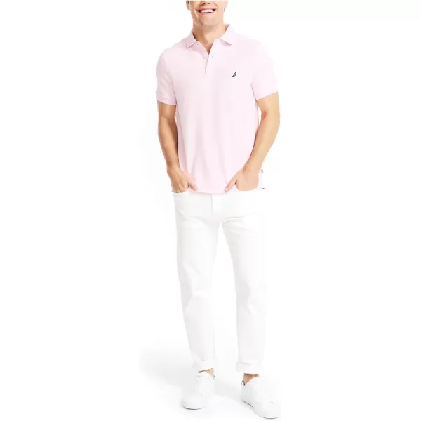 Nautica Mens Sustainably Crafted Slim Fit PerformanceCradle Pink