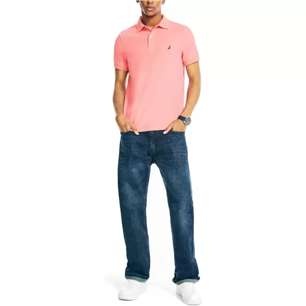 Nautica Mens Sustainably Crafted Slim Fit PerformanceTeaberry