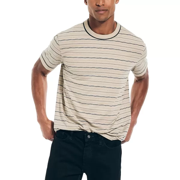 Nautica Mens Sustainably Crafted Striped TShirtFlagstone