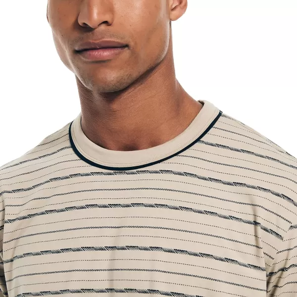 Nautica Mens Sustainably Crafted Striped TShirtFlagstone