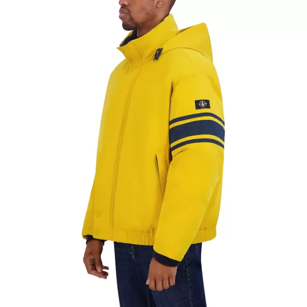 Nautica Mens Vintage Bomber JacketMustard