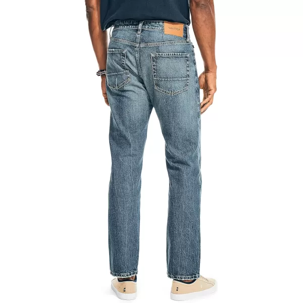 Nautica Mens Vintage Straight Denim JeansBotany Bay Wash