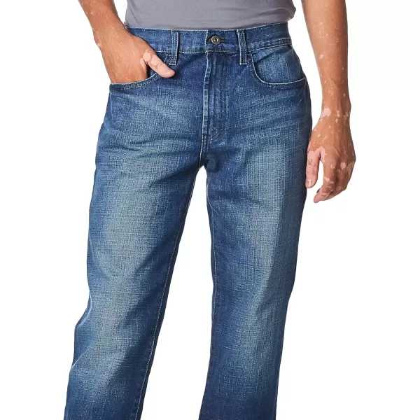 Nautica Mens Vintage Straight Denim JeansMedium Sky Wash