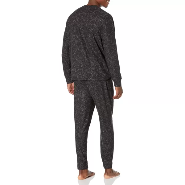 Nautica Mens Waffle Pajama Pant SetCharcoal Heather