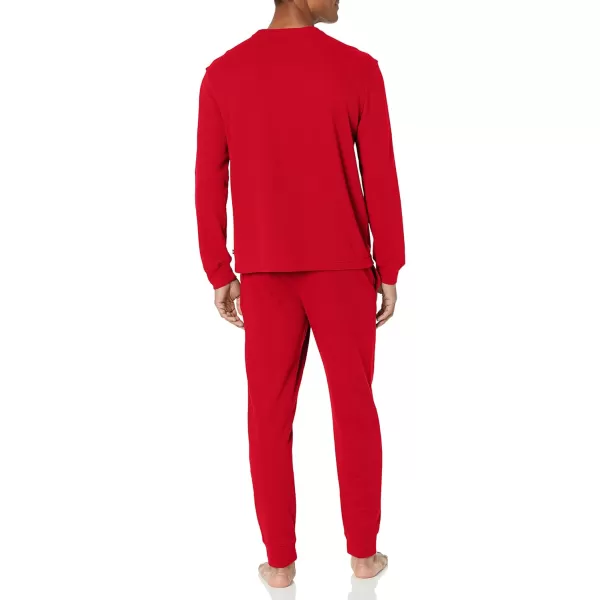 Nautica Mens Waffle Pajama Pant SetNautica Red