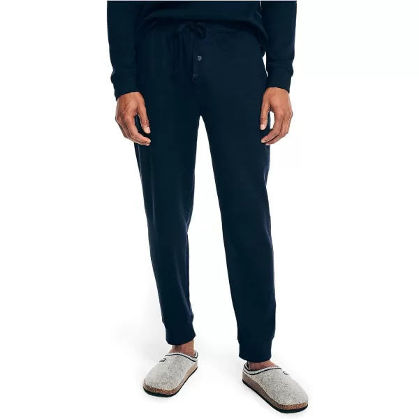 Nautica Mens Waffle Pajama Pant SetNavy