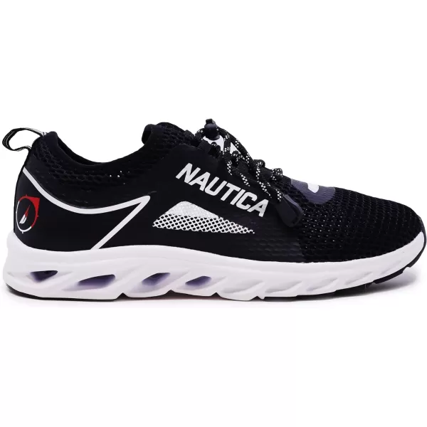 Nautica Mens Water Shoes Jogging Quick Dry Pool Sports SneakerBlack