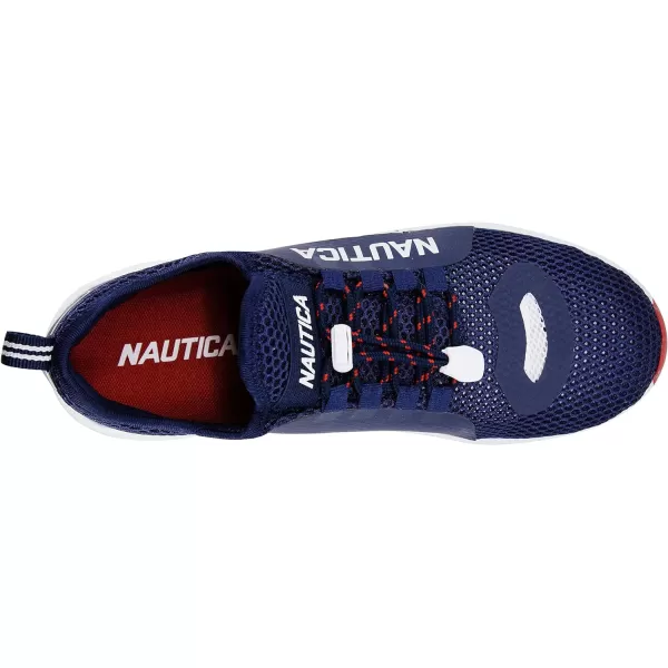 Nautica Mens Water Shoes Jogging Quick Dry Pool Sports SneakerNavyWhiteRed