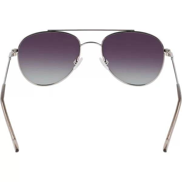 Nautica N2244s Pilot SunglassesSilver