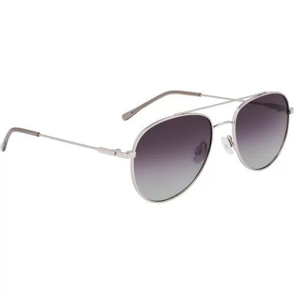 Nautica N2244s Pilot SunglassesSilver