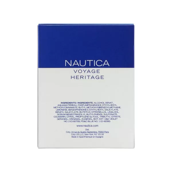 Nautica Nautica voyage heritage 17 Ounce edt 17 Fl OunceSandalwood 34 Fl Oz Pack of 1