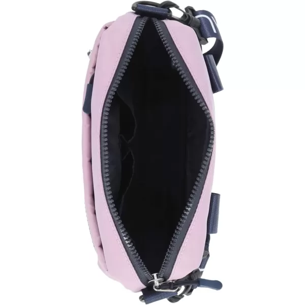 Nautica Nylon Bean CrossbodyBelt Bag with Adjustable Shoulder StrapLilac Rose