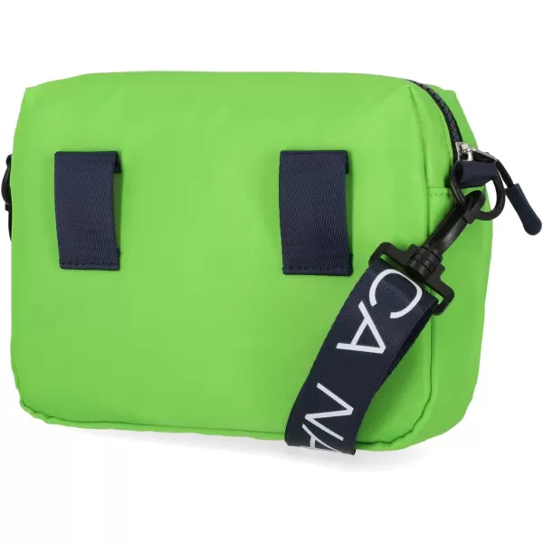 Nautica Nylon Bean CrossbodyBelt Bag with Adjustable Shoulder StrapLime
