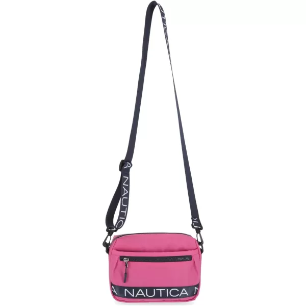 Nautica Nylon Bean CrossbodyBelt Bag with Adjustable Shoulder StrapWatermelon