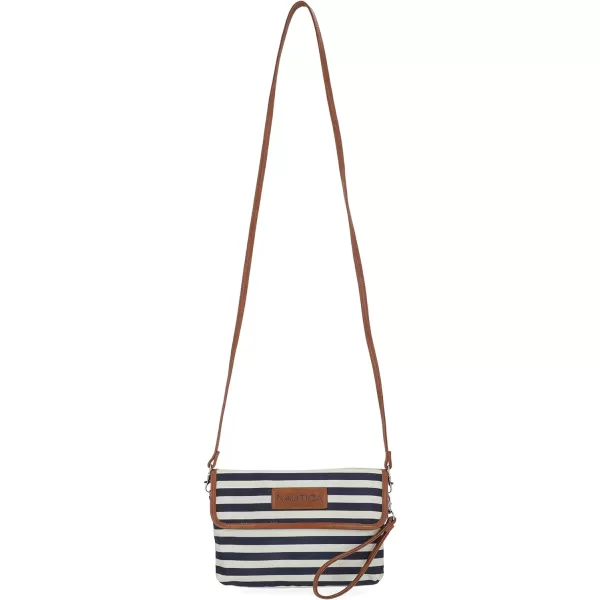 Nautica RFID Blocking Mini CrossbodyIndigoBoneSand