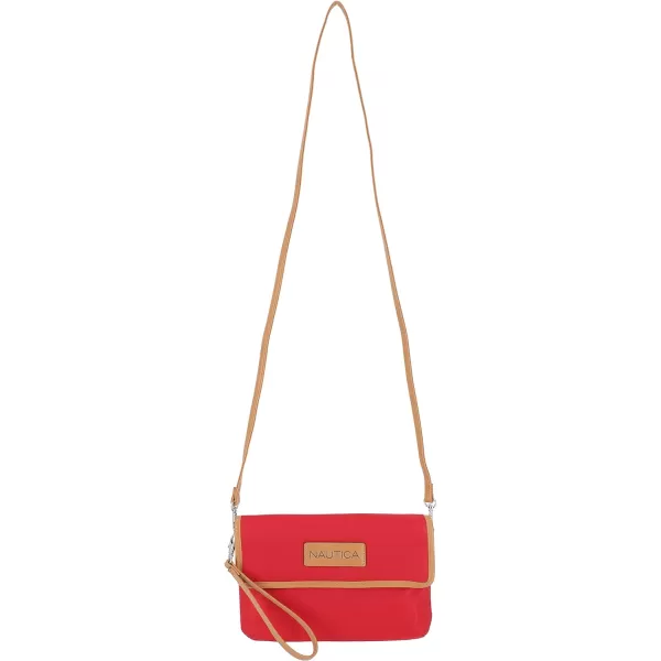 Nautica RFID Blocking Mini CrossbodyRed