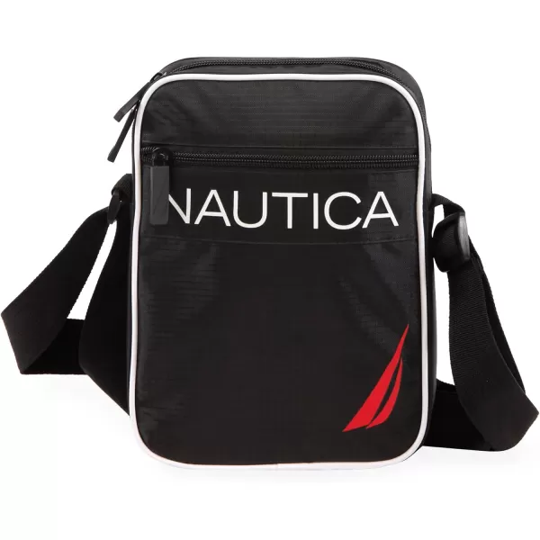 Nautica Shoulder BagBlack White