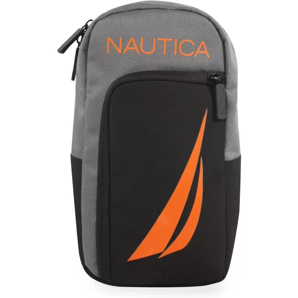 Nautica Shoulder BagBlkGreyOrange