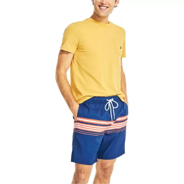 Nautica Sustainably Crafted 6 Striped SwimNavy