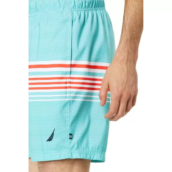 Nautica Sustainably Crafted 6 Striped SwimTropic Jade