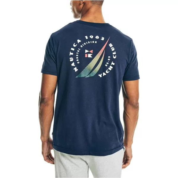 Nautica Sustainably Crafted JClass Logo Puff Graphic TShirtNavy Seas