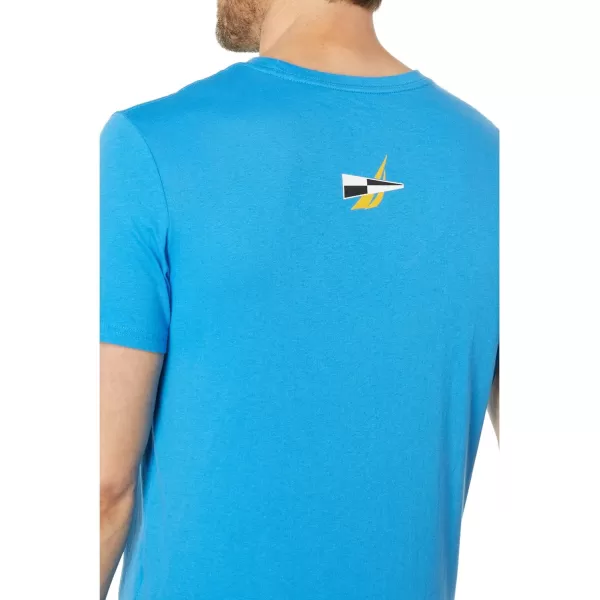 Nautica Sustainably Crafted Sailing Graphic TShirtStarlight Blue