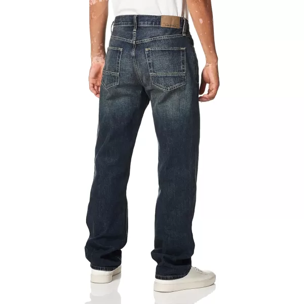 Nautica Traditional Collections Mens Relaxed Fit Jean PantRigger Blue