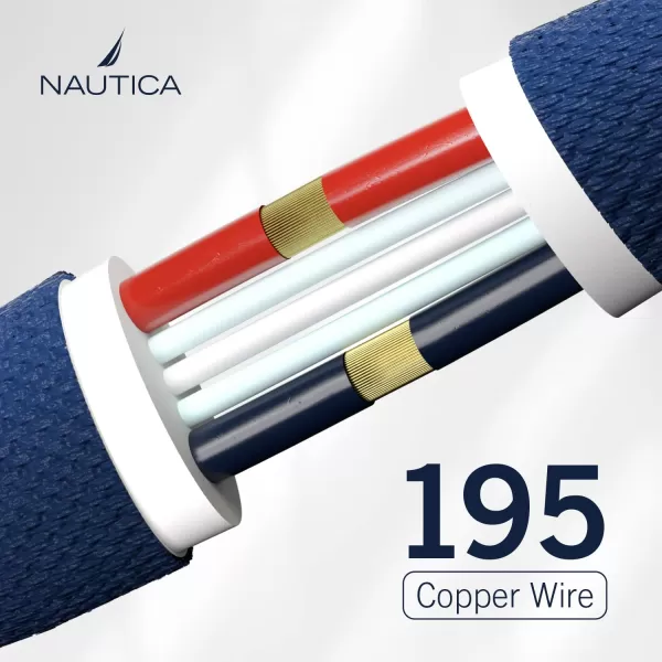 Nautica TypeC to TypeC Cable 4 ft USBC to USBC Fast Charging Cable with 65W Power Delivery amp 480Mbps Data Transfer Compatible for Google Pixel Samsung and Apple Devices and More4FT NAVY