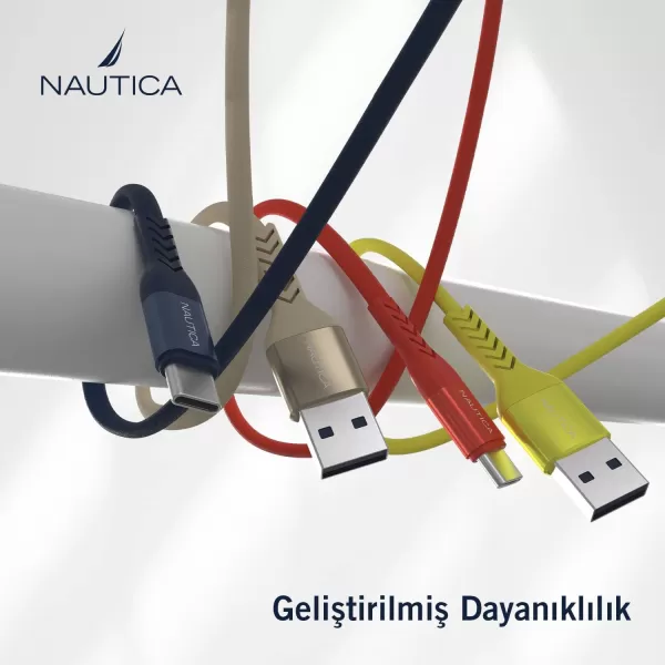 Nautica USBC to USBA Cable USBA to USBC Charging Cord 45 A Fast Charging USB C Cable Compatible with Galaxy S9 S10 S10 LG V20 G5 G6 PS5 Controller USB C Charger and MoreNUDE