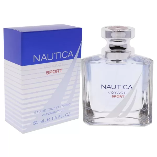 Nautica Voyage Sport Eau de Toilette Spray Vegan Formula Eau de Toilette Sophisticated Fresh Woody Blend 16oz16 Fl Oz Pack of 1
