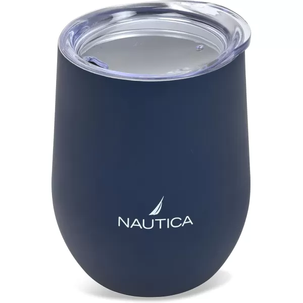 Nautica Wine Tumbler Wine Tumbler with Lid Insulated Wine Tumbler Stainless Steel Wine Tumbler Wine Cup Stainless Steel Wine Glass Insulated Wine Tumblers with Lids Wine Cup  PortNavy