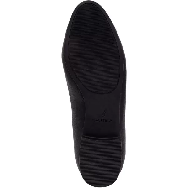 Nautica Woman Flat Loafers Designer Penny Shoes Slip On  Soft Durable and Flexible Luxury Resistant Lightweight  Comfortable Everyday Moccasins  KellineBlack
