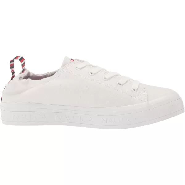 Nautica Women Fashion Sneaker Casual Shoes Steam LaceUpSlip OnAsariawhite