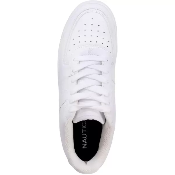 Nautica Women Fashion Sneaker Casual Shoes Steam LaceUpSlip OnAviana 2white